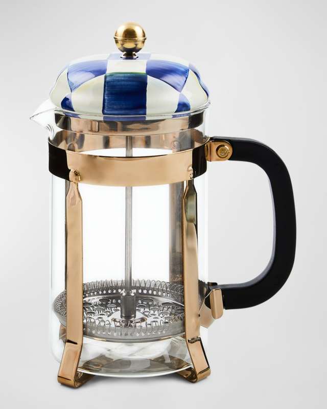 Royal Check French Press